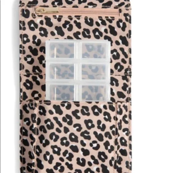 Pill Case Travel Set by Shiraleah LEXINGTON "HAPPY PILLS" NWT New! - Picture 2 of 4